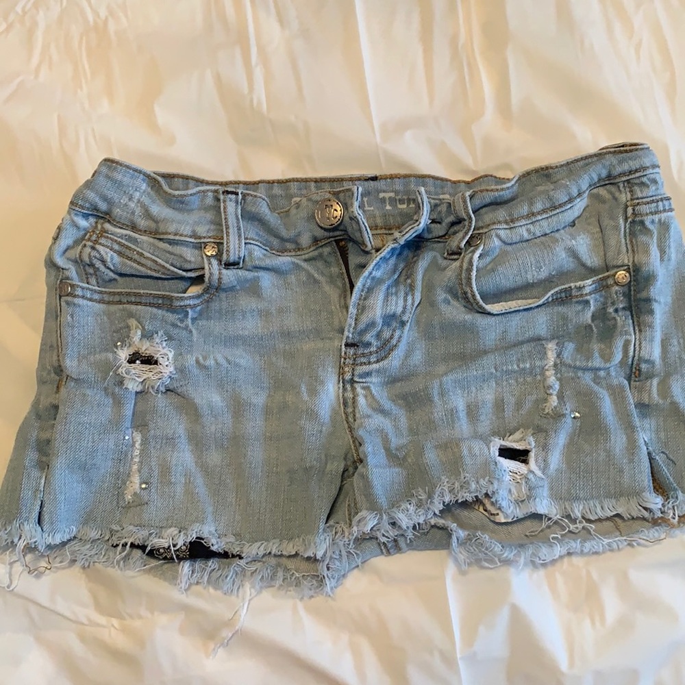 Cowgirl Tuff short jean shorts